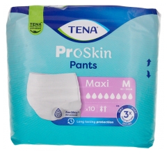 Tena Proskin Pants Maxi Gr&ouml;&szlig;e M 10 Saugf&auml;hige Unterhosen
