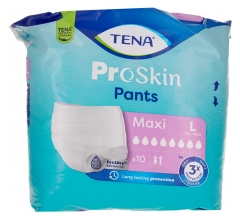 Tena Proskin Pants Maxi Gr&ouml;&szlig;e L 10 saugf&auml;hige Unterhosen