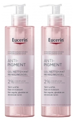 Eucerin Gel Limpiador Anti-Pigmentaci&oacute;n Lote de 2 x 400 ml
