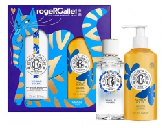 Roger &amp; Gallet Vanille Soleil Coffret Eau Parfum&eacute;e Bienfaisante 100 ml + Lait Corps Bienfaisant 250 ml Offert