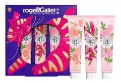 Roger &amp; Gallet Zestaw Krem&oacute;w do Rąk Fleur de Figuier Gingembre Rouge i Rose 3 x 30 ml