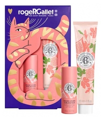 Roger &amp; Gallet Fleur de Figuier Coffret Cr&egrave;me Mains 30 ml + Baume L&egrave;vres Sublimateur 3,5 g