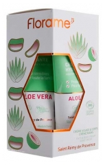 Florame Hydraterende Gezichts- &amp; Lichaamscr&egrave;me Biologische Alo&euml; Vera 100 ml + Hydraterende Handcr&egrave;me Biologische Alo&euml; Vera 50 ml