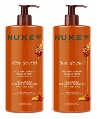 Nuxe R&ecirc;ve de Miel Surgras Waschgel Limited Edition Set mit 2 x 750 ml