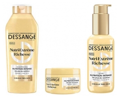 Dessange Nutri-Extr&ecirc;me Richesse Rotina Nutri&ccedil;&atilde;o Cabelos Ressequidos