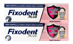 Fixodent Plus Kleefpasta Voedselbescherming Frisse Smaak Set van 2 x 35 g
