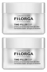 Filorga TIME-FILLER 5XP Cr&egrave;me Correction Tous Types de Rides Lot de 2 x 50 ml