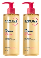 Bioderma Cr&eacute;aline Huile Micellaire Lot de 2 x 300 ml