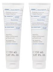 Korres Yaourt Grec Cr&egrave;me Nettoyante Moussante Probiotiques Lot de 2 x 150 ml