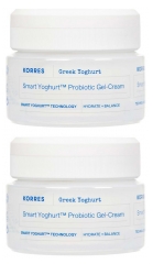 Korres Greek Yoghurt Smart Yoghurt Probiotische Gel-Creme Set mit 2 x 40 ml
