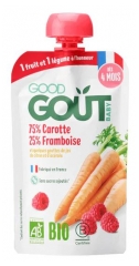 Good Go&ucirc;t Gulerod Hindb&aelig;r fra 4 M&aring;neder &Oslash;kologisk 120 g