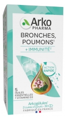 Arkopharma Arkog&eacute;lules Bronhij Pljuča + Imuniteta 30 Kapsul