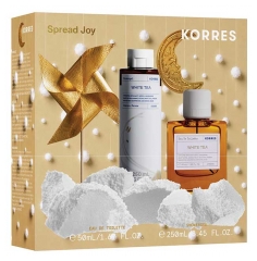Korres Eau de Toilette White Tea 50 ml + Gel Douche White Tea 250 ml