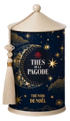 Th&eacute;s de la Pagode Czarna Herbata Świąteczna Bio Puszka Prestige 70 g