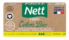 Nett 100% Organic Cotton 16 Normal Tampons