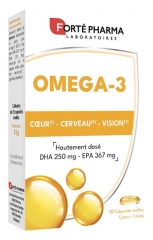 Fort&eacute; Pharma Omega-3 30 Capsules