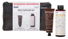 Korres Athenian Grooming Anti-Aging Multi-Defense Verzorging 50 ml + Barbiers Reinigingsgel Gezicht + Baard 250 ml