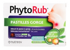 Nutreov PhytoRub Pastylki do Gardła 24 Pastylek