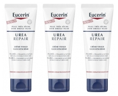 Eucerin Urea Repair Face Cream 5% Urea 50ml x 3