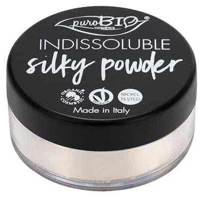 PuroBIO Cosmetics Pudră Liberă Indossoluble Silky Powder 8 g