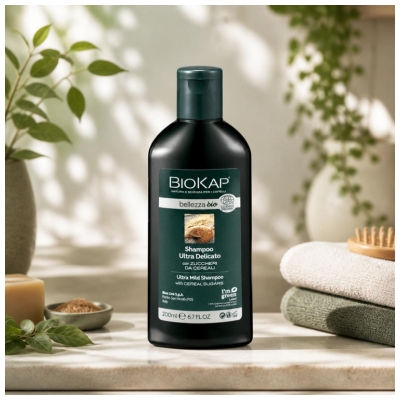 Biokap Bellezza Erittäin Hellävarainen Luomishampoo 200 ml