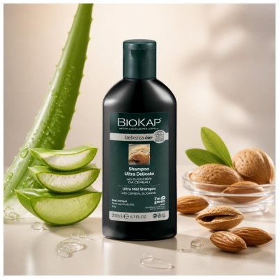 Biokap Bellezza Erittäin Hellävarainen Luomishampoo 200 ml