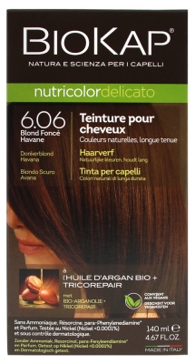 Biokap Nutricolor Delicato Teinture Permanente - Coloration : 6.06 Blond Foncé Havana