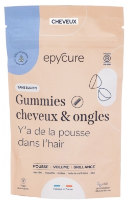 Epycure Gummies Cheveux & Ongles 60 Gummies