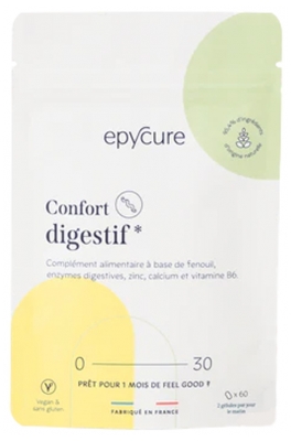Epycure Confort Digestif 60 Gélules