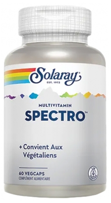 Solaray Spectro Multivitamin 60 Cápsulas Vegetais