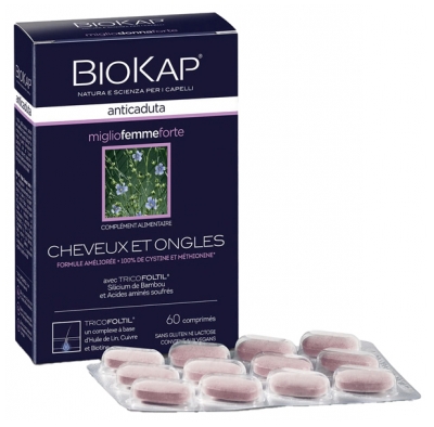 Anticaduta Cabello y Uñas Para Mujer 60 Comprimidos