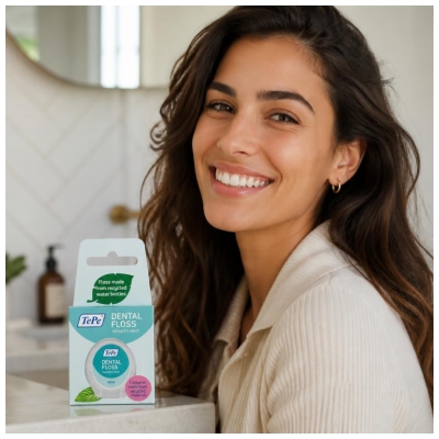 TePe Dental Floss Fil Dentaire Menthe 40 m