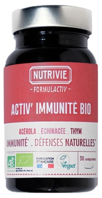 Nutrivie Activ'Immunité Bio 30 Comprimés