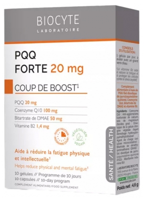 Biocyte PQQ Forte 20 mg 10 Capsules