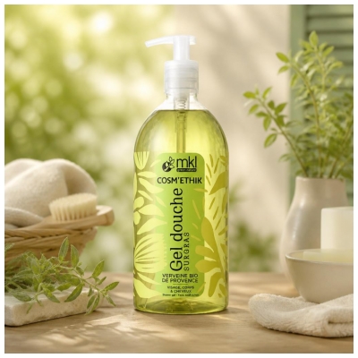 Gel de Duș MKL Green Nature Cosm'Ethik Verbina de Provence 1 Litru