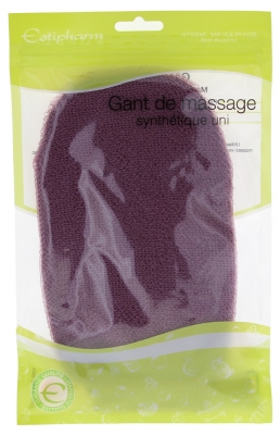 Estipharm Synthetic Fibers Massage Glove Plain - Colour: Purple
