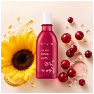 Melvita L'Or Rose Bio Suho Olje za Lifting in Učvrstitev Telesa 50 ml