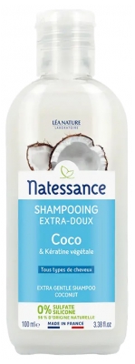 Natessance Shampoo Cocco e Cheratina 100 ml