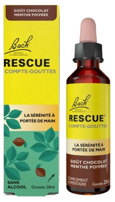 Rescue Bach Conta-Gotas Sabor Chocolate Menta Pimenta 20 ml