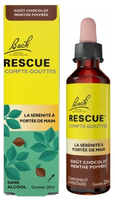 Rescue Bach Dropper Count Chocolate Peppermint Flavour 20 ml