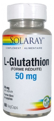 Solaray L-glutation 50 mg 60 Kapsułek Roślinnych