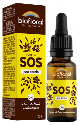 Biofloral Gouttes SOS Jour Serein Bio 20 ml
