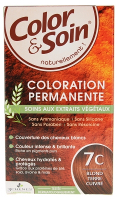 Les 3 Chênes Color & Soin Permanent Color Care - Hair Colour: Terracota Blond: 7C