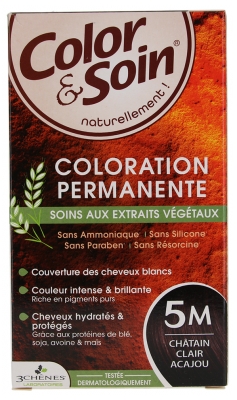 Les 3 Chênes Color & Soin Permanent Color Care - Hair Colour: Light Mahogany Chestnut: 5M