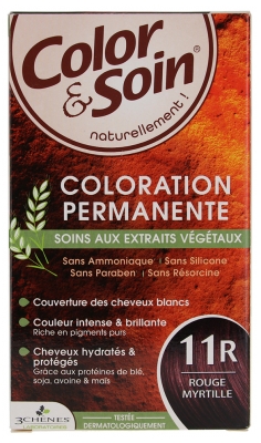 Les 3 Chênes Color & Soin Permanent Color Care - Hair Colour: Bilberry Red: 11R