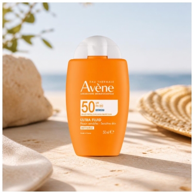 Avène Zonverzorging Ultra Vloeibaar Onzichtbaar SPF50 50 ml