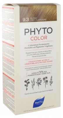 Phyto Color Permanent Colour - Kolor: 9.3 Bardzo jasny złoty blond