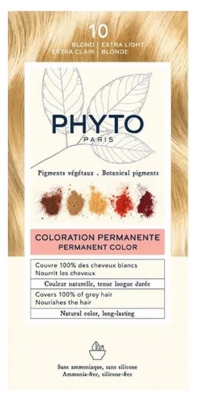 Phyto Color Permanent Colour - Kolor: 10 Bardzo jasny blond