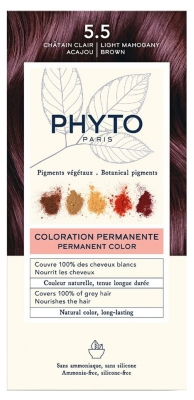 Phyto Color Permanent Colour - Kolor: 5.5 Jasny kasztan Mahoń
