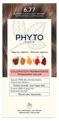 Phyto Color Permanent Colour - Kolor: 6.77 Jasnobrązowy Cappuccino